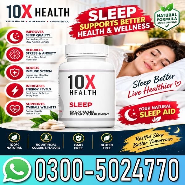 10X Health Sleep Supplement Price In Pakistan