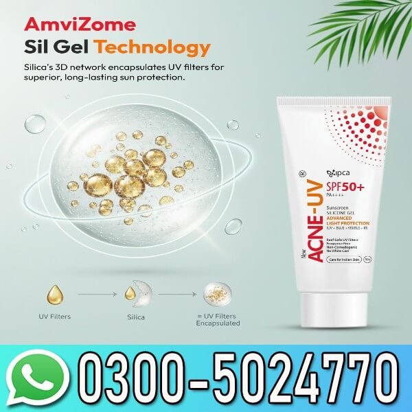 Acne Uv Silicone Sunscreen Gel In Pakistan