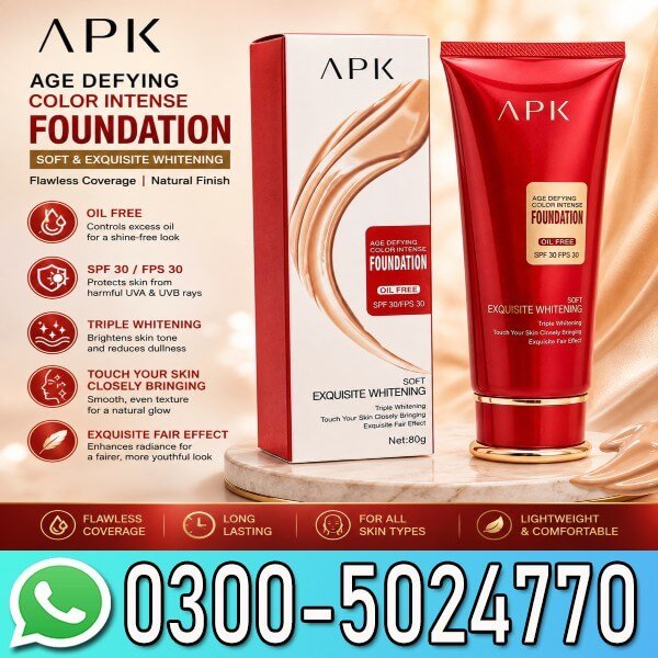 Apk Soft Exquisite Whitening Foundation In Pakistan