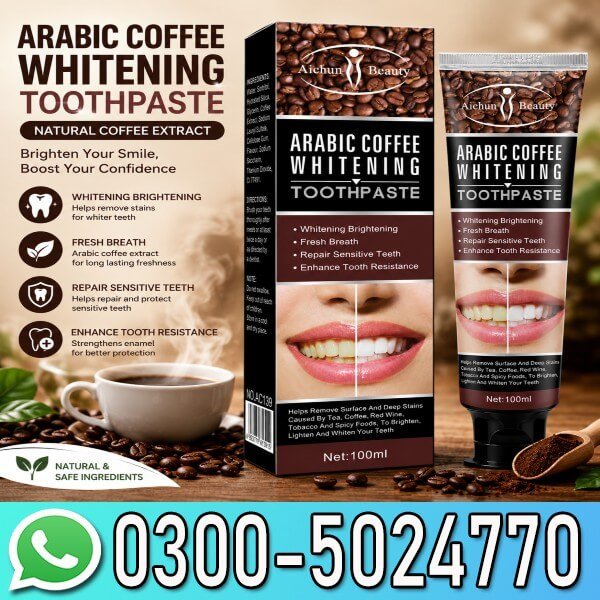 Arabic Coffee Whitening Toothpaste Price In Pakistan