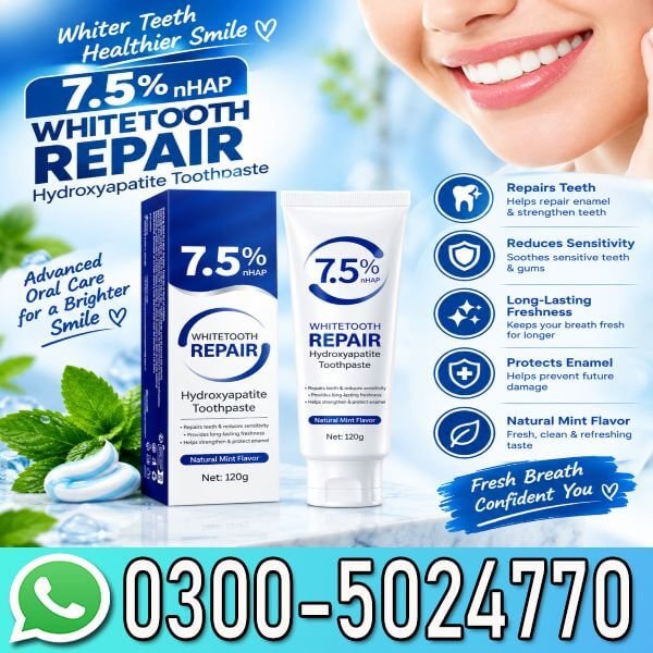 Bioactive Tooth Repair Paste For Strong Teeth Natural Shine In Pakistan