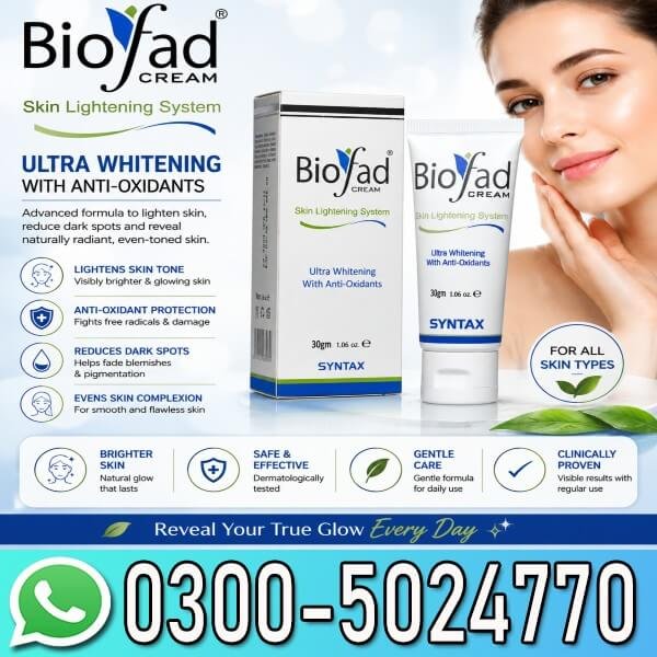 Biofad Cream In Pakistan