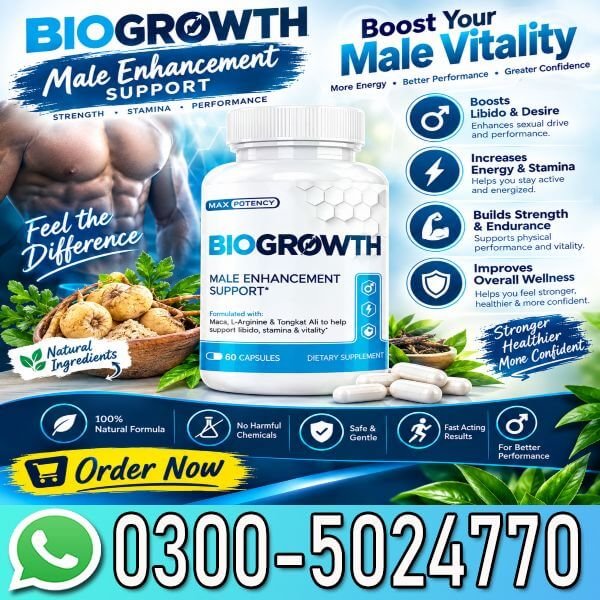 Biogrowth Male Enhancement Pills Price In Pakistan