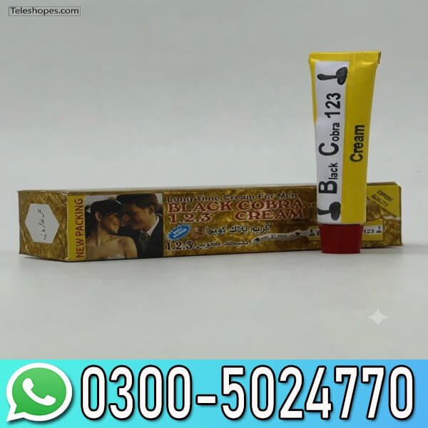 Black Cobra 123 Cream In Pakistan