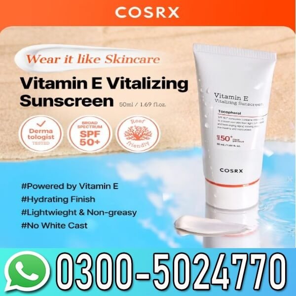 COSRX Vitamin E Vitalizing Sunscreen In Pakistan