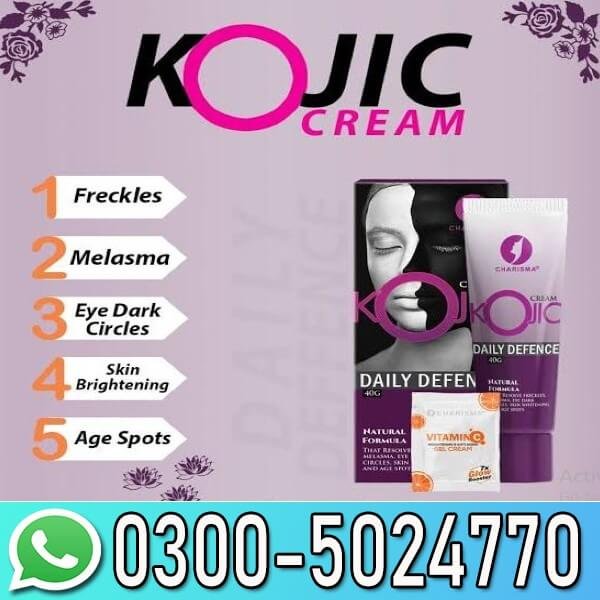 Charisma Kojic Cream 20g Daily Defense for Fairness & Glow In Pakistan