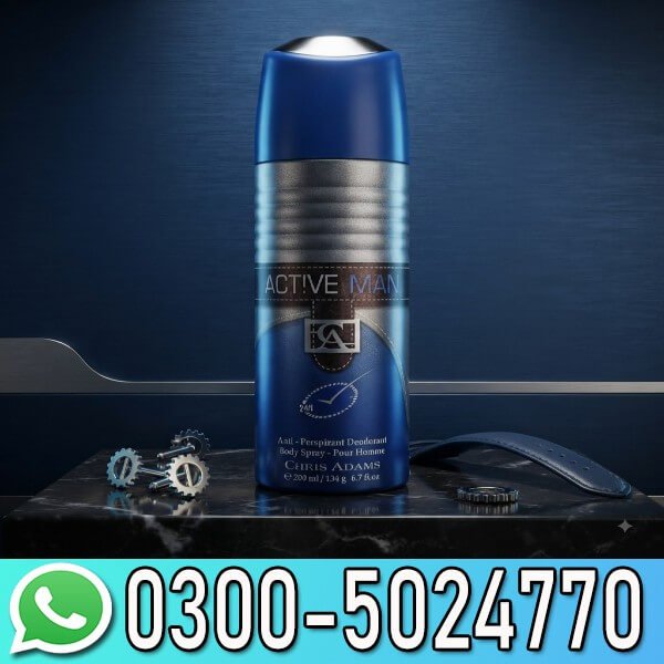 Chris Adams Active Man Body Spray Price In Pakistan
