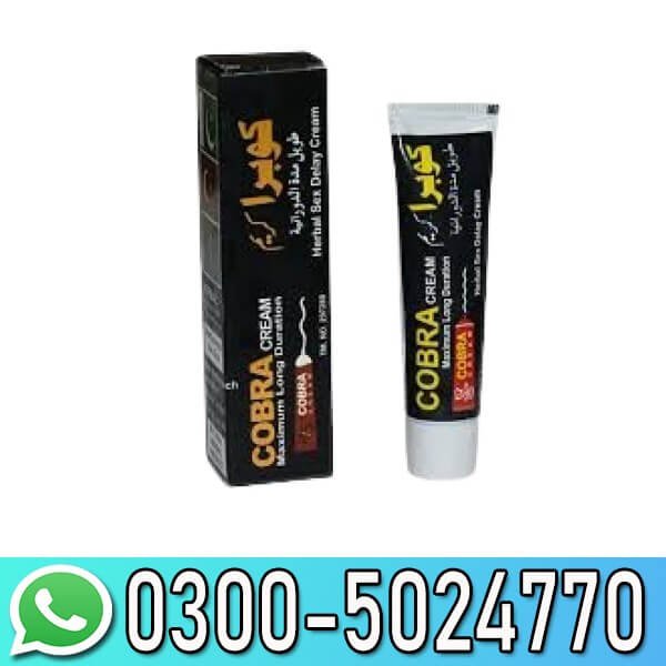 Cobra Herbal Delay Cream In Pakistan