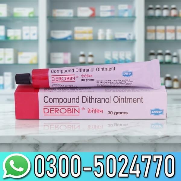 Compound Dithranol Derobin Ointment 30GM In Pakistan