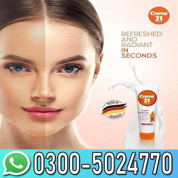 Creme 21 Instant Brightening Cream In Pakistan