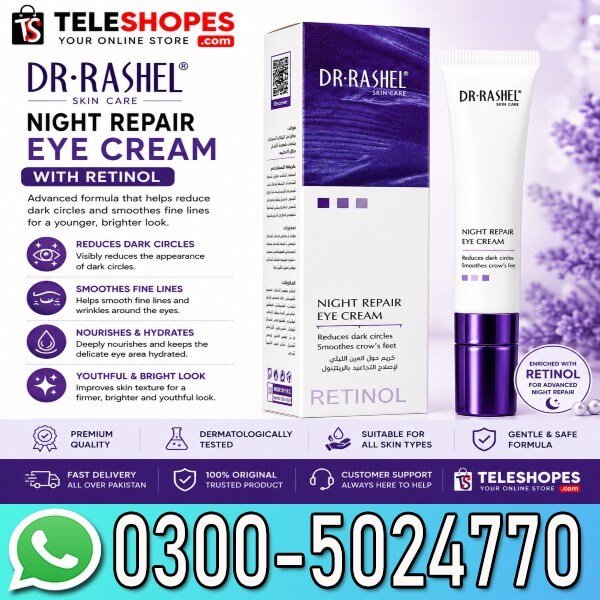 Dr Rashel Retinol Night Repair Eye Cream In Pakistan
