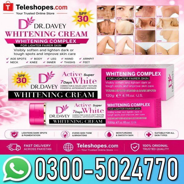 Dr. Davey Skin Whitening Cream SPF 30 120g In Pakistan