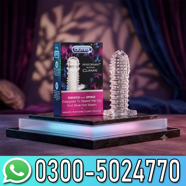 Durex Soft Silicone Reusable Spike Dotted Condom In Pakistan
