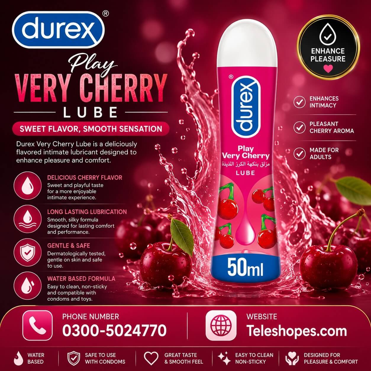 Durex Very Cherry Lube In Pakistan