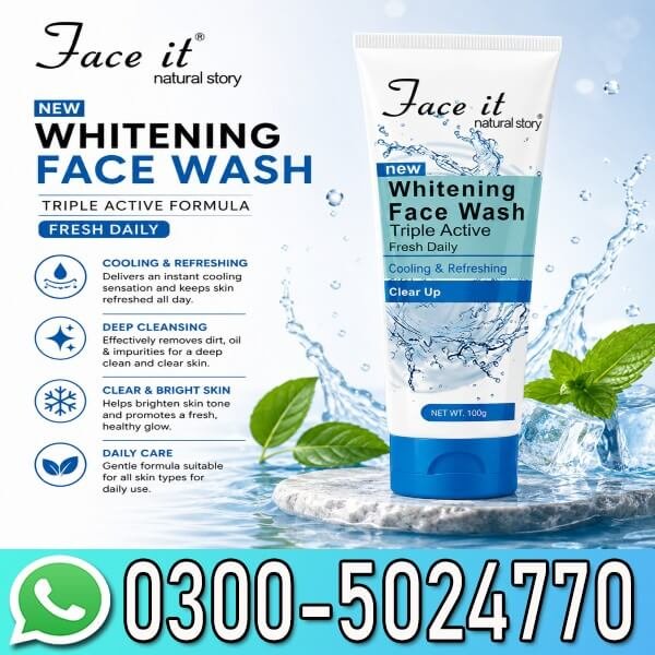 Face It Natural Whitening Face Wash In Pakistan
