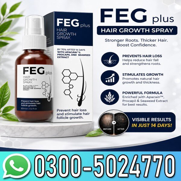 Feg Plus Hair Growth Spray In Pakistan