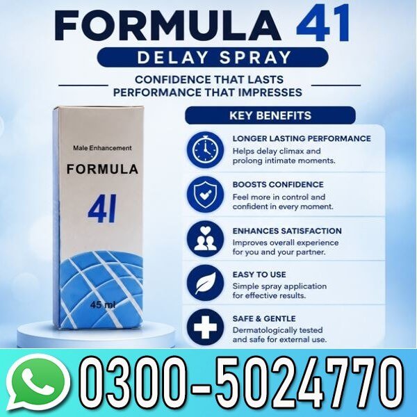 Formula 41 Extreme Delay Spray In Pakistan
