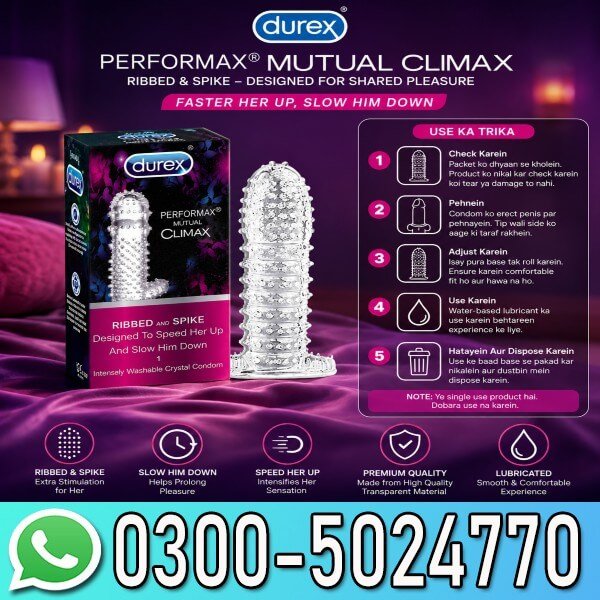 Hard Silicone Reusable Washable Condom In Pakistan