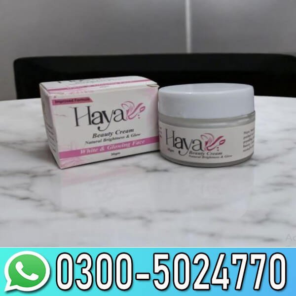 Haya Whitening Cream Jar for All Skin Types Price In Pakistan