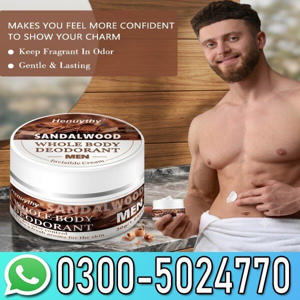 Henuythy Sandalwood Whole Body Deodorant In Pakistan