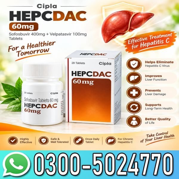 Hepcdac 60mg Tablet Price In Pakistan
