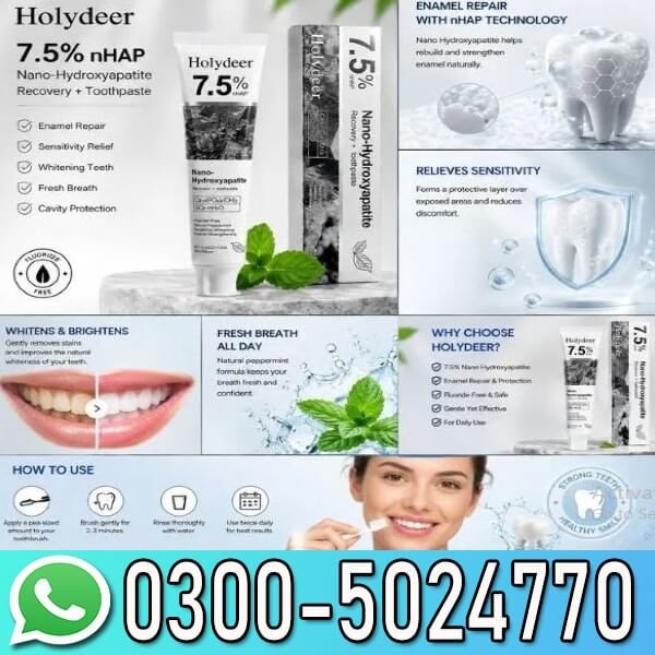 Holydeer Nano Hydroxyapatite Toothpaste Price In Pakistan