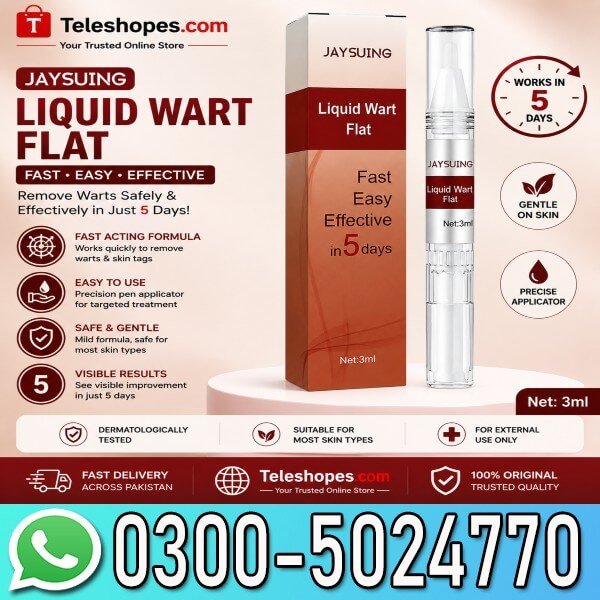 Jaysuing Liquid Warts Flat Eliminate 3ml Price In Pakistan