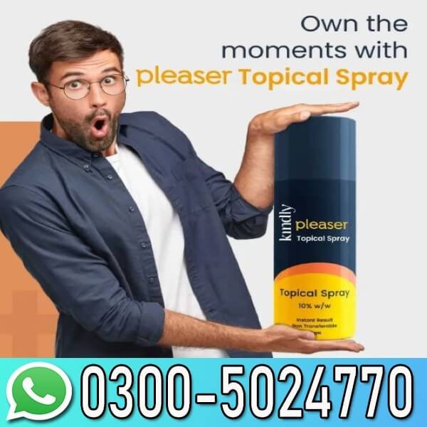 Kindly Pleaser Topical Delay Spray In Pakistan
