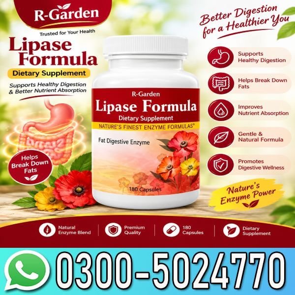 LIPASE Formula 180 Capsule Price In Pakistan