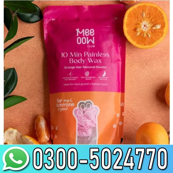 MEOW Hair Removal Wax Powder for Body, Arms & Legs