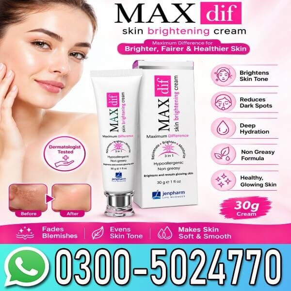 Max Dif Skin Brightening Cream In Pakistan