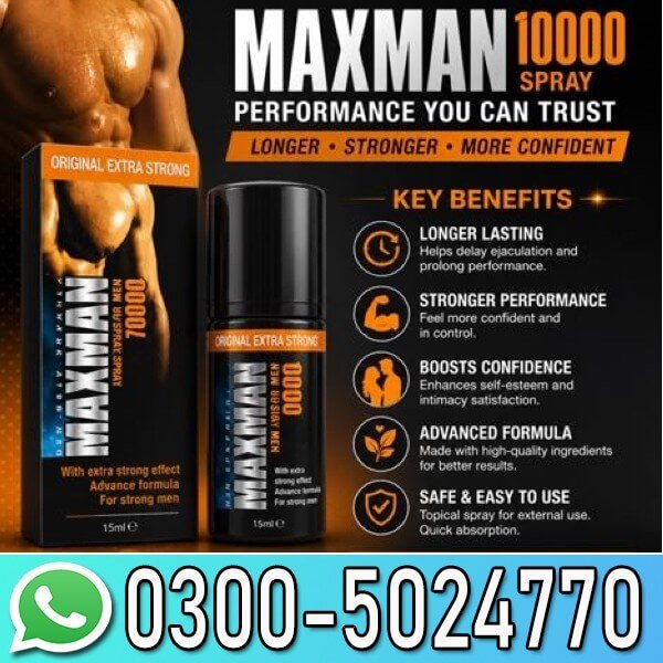 Maxman MMC Long Timing Delay Spray In Pakistan