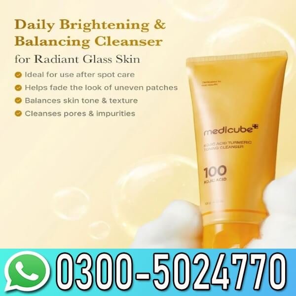 Medicube Kojic Acid Turmeric Toning Cleanser In Pakistan