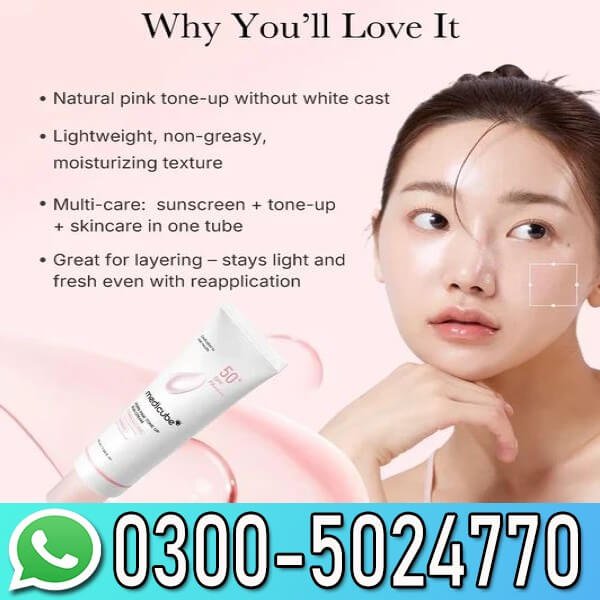 Medicube PDRN Pink Tone Up Sun Cream In Pakistan