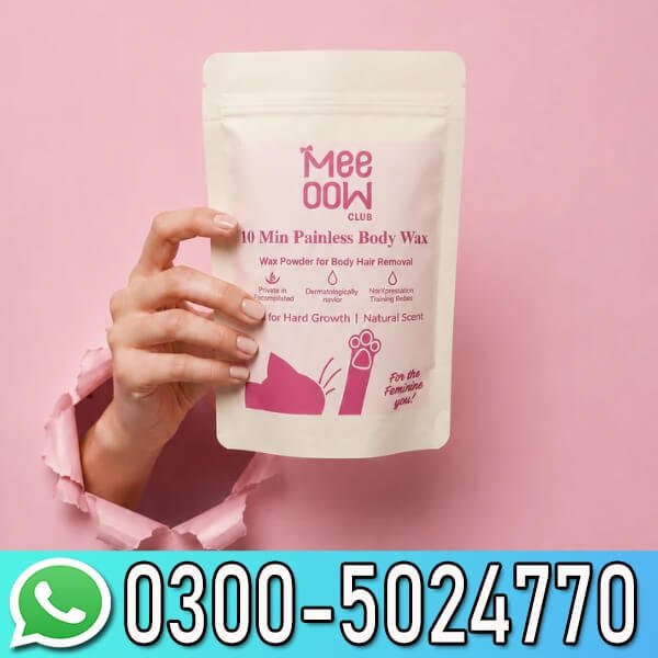 Meeoow Club 10 Min Painless Body Wax Powder