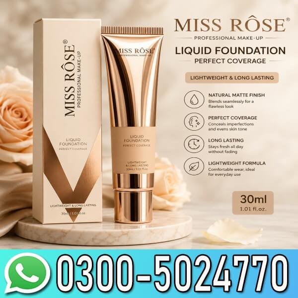 Miss Rose Silk Flawless Foundation In Pakistan