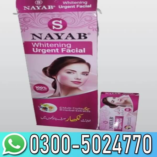 Nayab Whitening Urgent Facial Cream In Pakistan