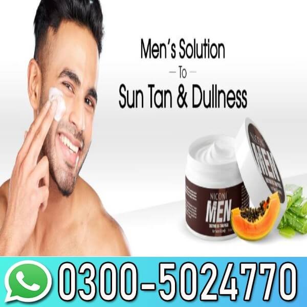 Niconi Men Enzyme De-Tan Pack For Face & Body (300g) In Pakistan