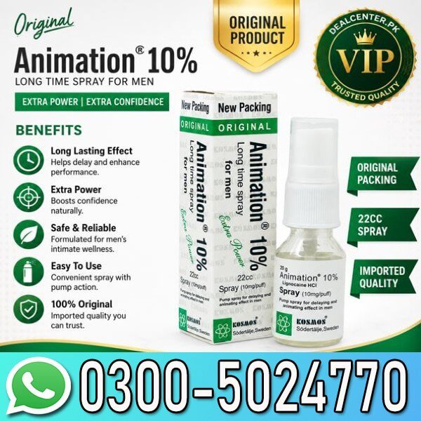 Original Animation 10% Spray for Men In Pakistan
