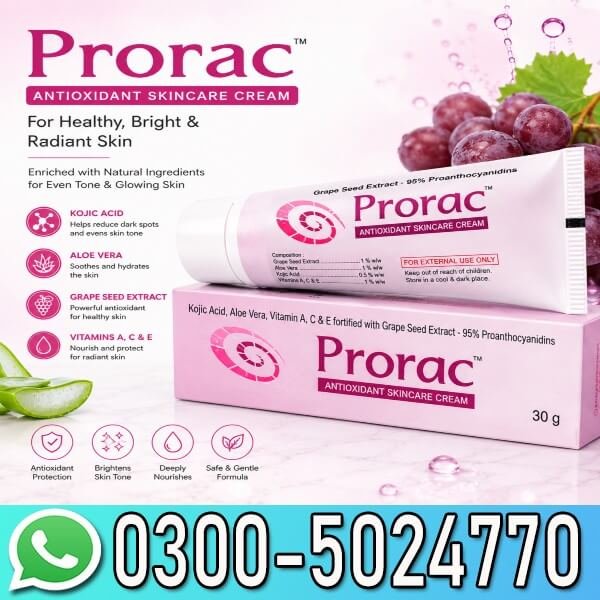 Prorac Skin Cream In Pakistan
