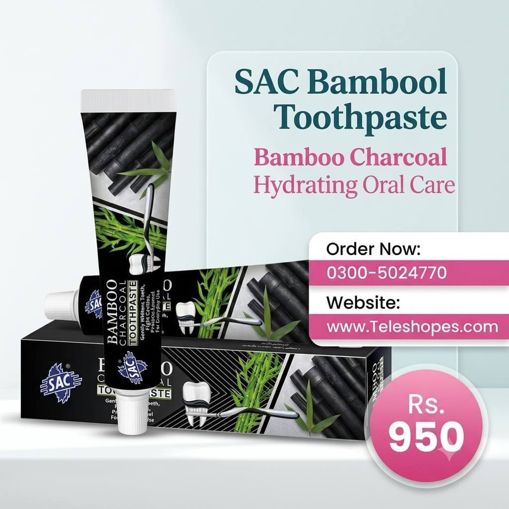 Sac Bamboo Charcoal Toothpaste