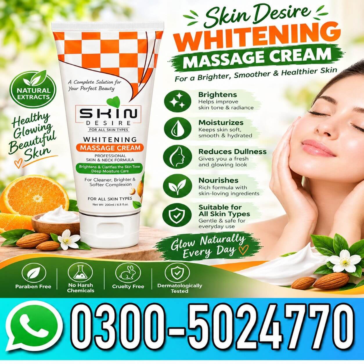 Skin Desire Facial Massage Cream In Pakistan