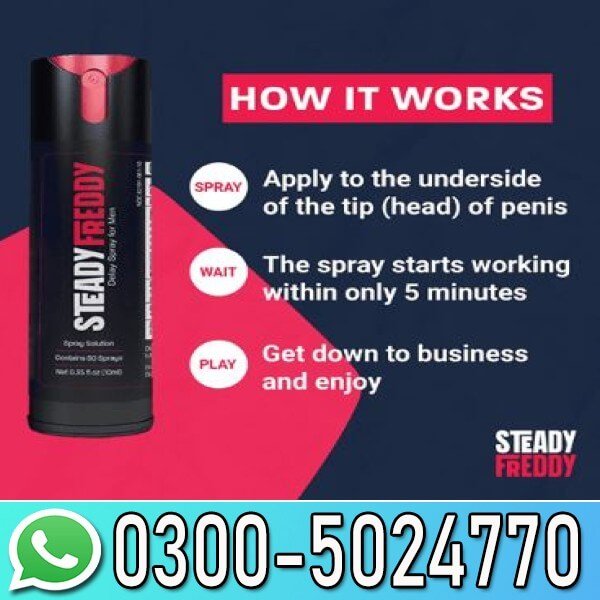 Steady Freddy Delay Spray For Men In Pakistan