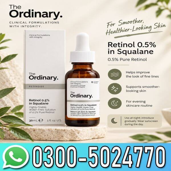 The Ordinary Retinol In Squalane Face Serum In Pakistan
