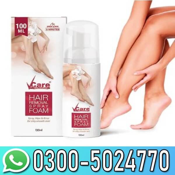 VCare Hair Removal Foam Spray In Pakistan
