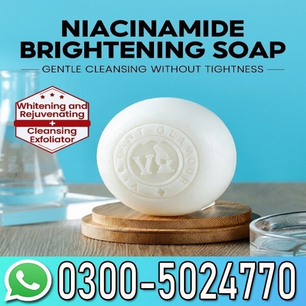 Vibrant Glamour Niacinamide Brightening Soap In Pakistan