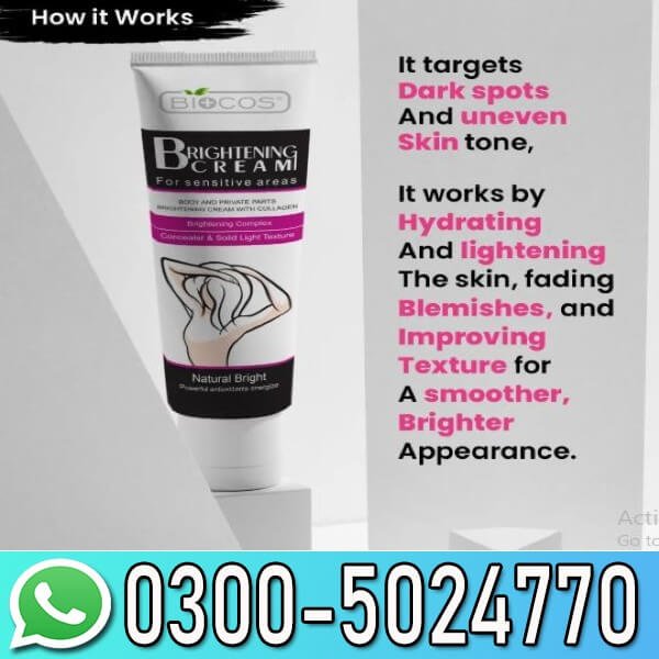 Whitening Cream for Sensitive Skin